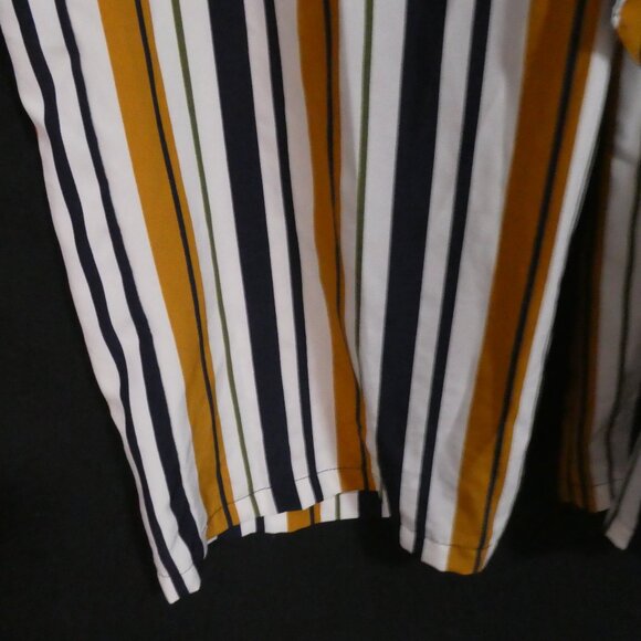 SO NICE COLLECTION | medium | Chevron Striped Sleeveless Jumpsuit | Wide Bottoms - Picture 15 of 16